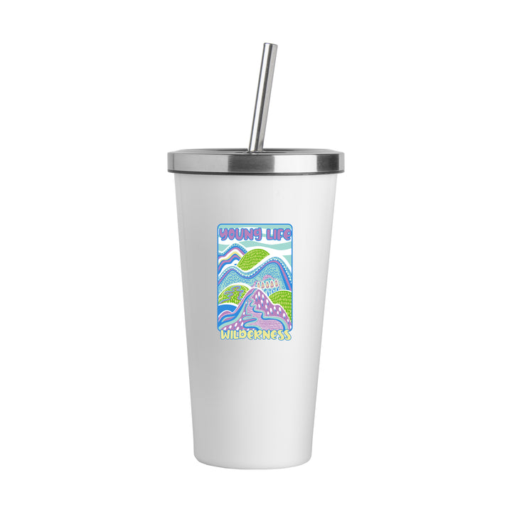 20oz Stainless Straw Tumbler